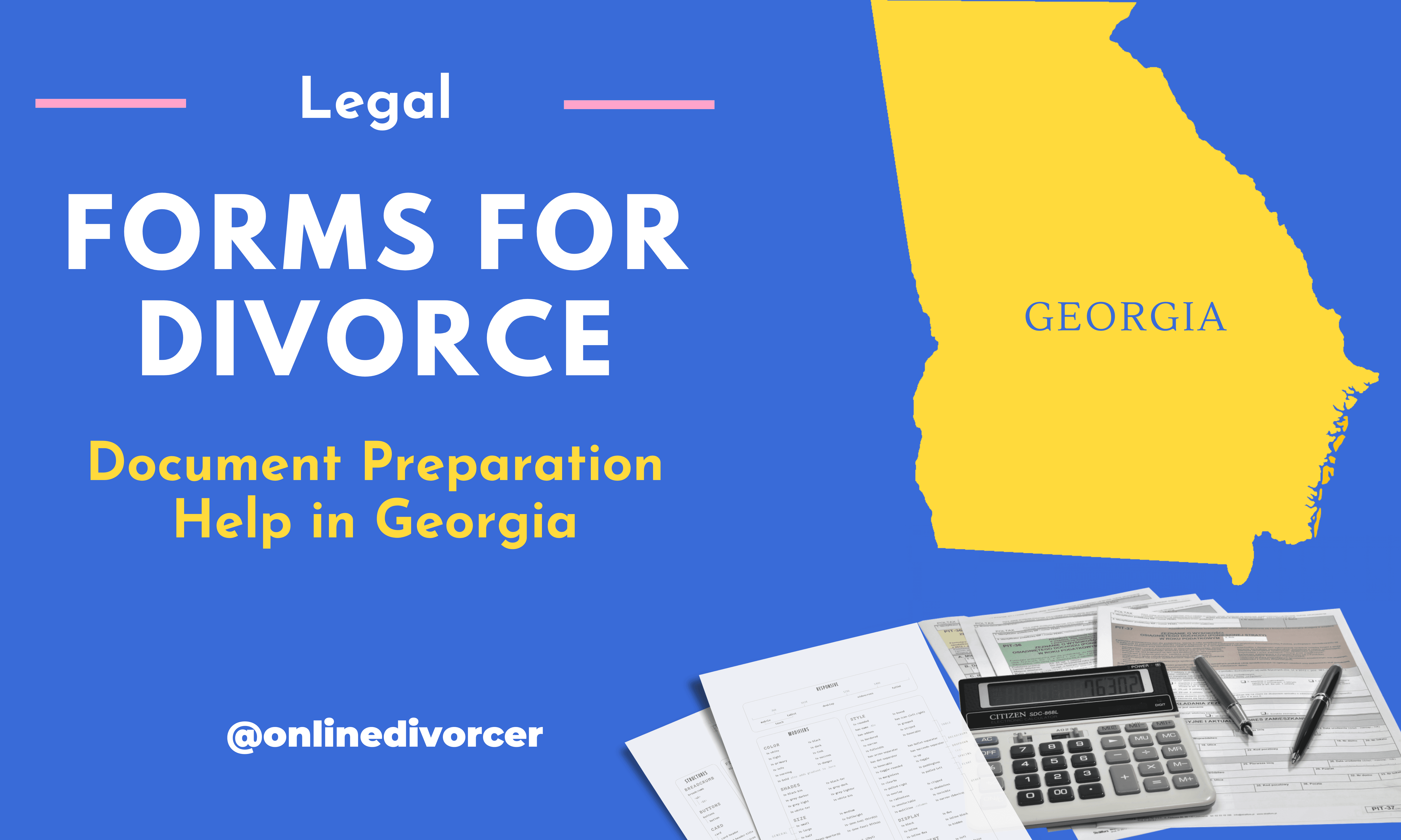 Printable Divorce Papers Georgia